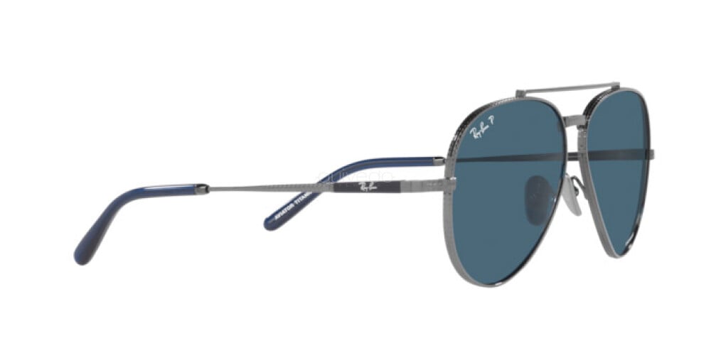 Occhiali da Sole Unisex Ray-Ban Aviator Titanium RB 8225 3142S2