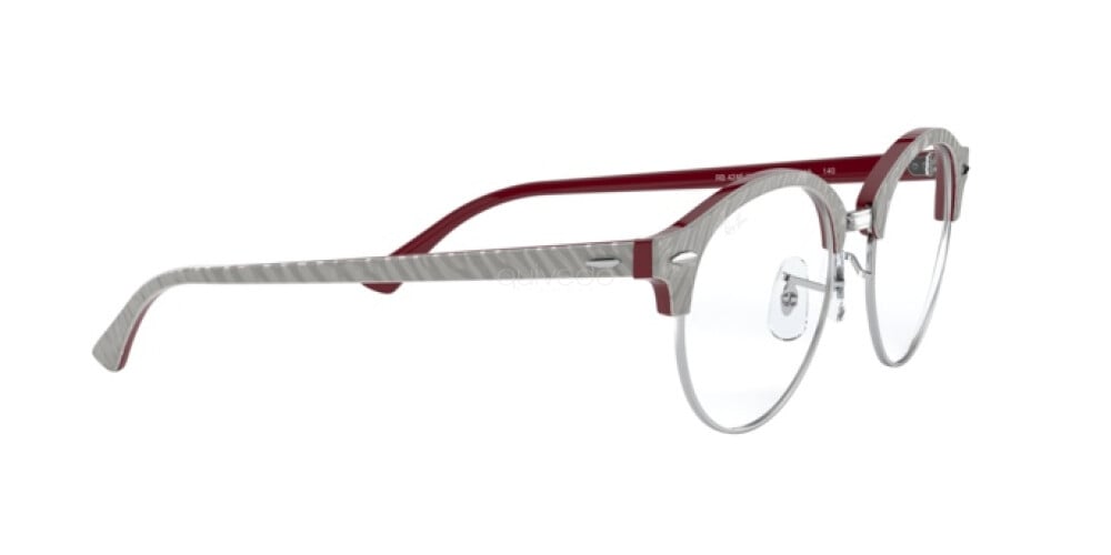 Eyeglasses Unisex Ray-Ban Clubround Marble RX 4246V 8050