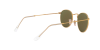 Ray-Ban RB 3447 Round Metal Flash Lenses (112/4L)