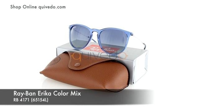 Ray-Ban Erika Mix RB 4171 (65154L) Sunglasses | Shop Online | Free Shipping